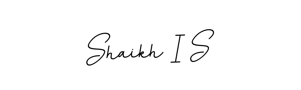 Shaikh I S stylish signature style. Best Handwritten Sign (BallpointsItalic-DORy9) for my name. Handwritten Signature Collection Ideas for my name Shaikh I S. Shaikh I S signature style 11 images and pictures png