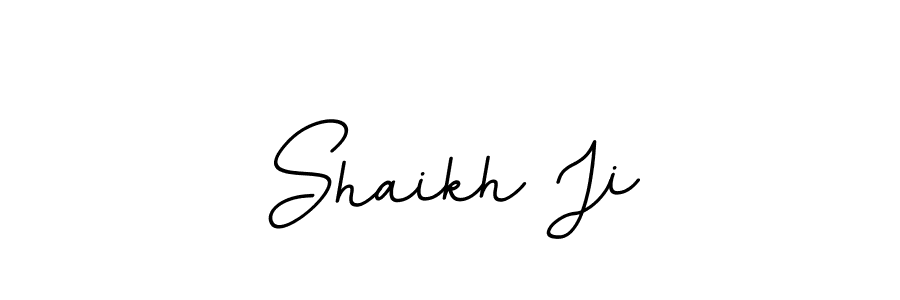 The best way (BallpointsItalic-DORy9) to make a short signature is to pick only two or three words in your name. The name Shaikh Ji include a total of six letters. For converting this name. Shaikh Ji signature style 11 images and pictures png