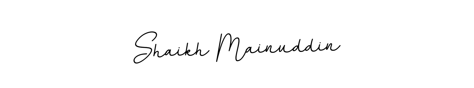 It looks lik you need a new signature style for name Shaikh Mainuddin. Design unique handwritten (BallpointsItalic-DORy9) signature with our free signature maker in just a few clicks. Shaikh Mainuddin signature style 11 images and pictures png