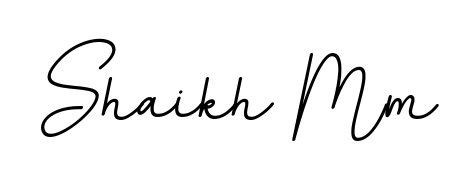 The BallpointsItalic-DORy9 font transforms the name Shaikh Mm into an executive sign with sharp precision and distinguished character. Shaikh Mm signature style 11 images and pictures png