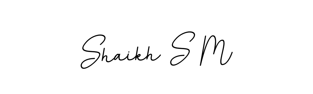 How to make Shaikh S M signature? BallpointsItalic-DORy9 is a professional autograph style. Create handwritten signature for Shaikh S M name. Shaikh S M signature style 11 images and pictures png