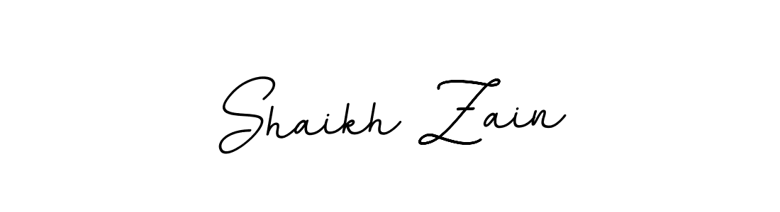 Make a beautiful signature design for name Shaikh Zain. With this signature (BallpointsItalic-DORy9) style, you can create a handwritten signature for free. Shaikh Zain signature style 11 images and pictures png