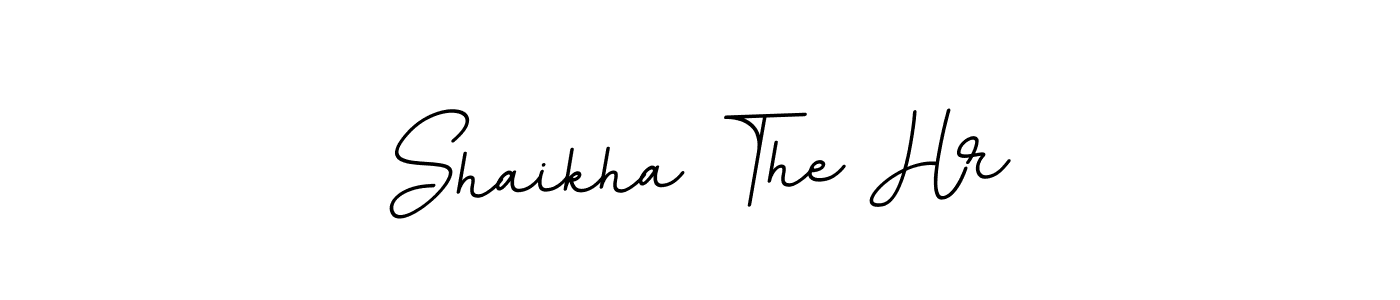 How to make Shaikha The Hr name signature. Use BallpointsItalic-DORy9 style for creating short signs online. This is the latest handwritten sign. Shaikha The Hr signature style 11 images and pictures png