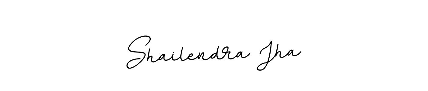 Use a signature maker to create a handwritten signature online. With this signature software, you can design (BallpointsItalic-DORy9) your own signature for name Shailendra Jha. Shailendra Jha signature style 11 images and pictures png