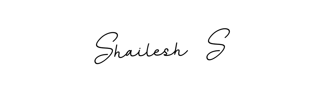 Design your own signature with our free online signature maker. With this signature software, you can create a handwritten (BallpointsItalic-DORy9) signature for name Shailesh  S. Shailesh  S signature style 11 images and pictures png