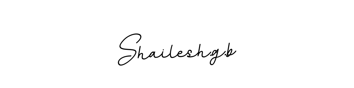 Design your own signature with our free online signature maker. With this signature software, you can create a handwritten (BallpointsItalic-DORy9) signature for name Shailesh.g.b. Shailesh.g.b signature style 11 images and pictures png