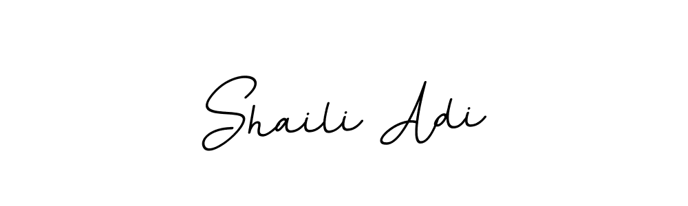 Shaili Adi stylish signature style. Best Handwritten Sign (BallpointsItalic-DORy9) for my name. Handwritten Signature Collection Ideas for my name Shaili Adi. Shaili Adi signature style 11 images and pictures png