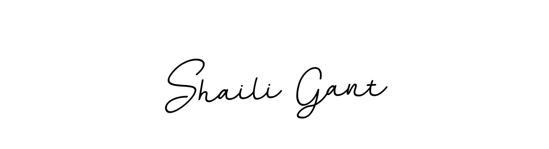 Create a beautiful signature design for name Shaili Gant. With this signature (BallpointsItalic-DORy9) fonts, you can make a handwritten signature for free. Shaili Gant signature style 11 images and pictures png