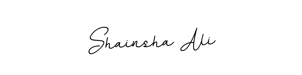 This is the best signature style for the Shainsha Ali name. Also you like these signature font (BallpointsItalic-DORy9). Mix name signature. Shainsha Ali signature style 11 images and pictures png