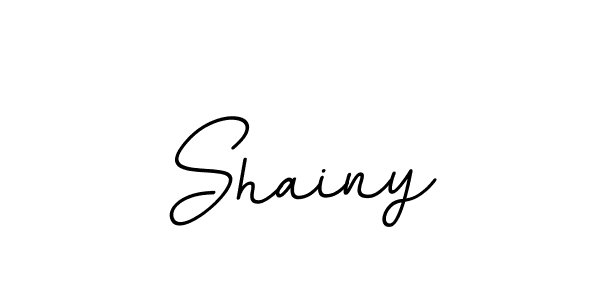 Shainy stylish signature style. Best Handwritten Sign (BallpointsItalic-DORy9) for my name. Handwritten Signature Collection Ideas for my name Shainy. Shainy signature style 11 images and pictures png