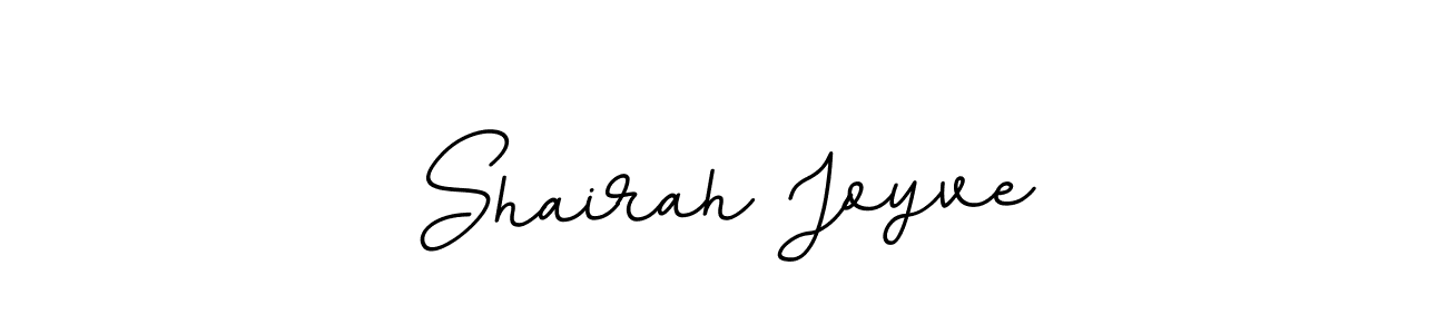 The best way (BallpointsItalic-DORy9) to make a short signature is to pick only two or three words in your name. The name Shairah Joyve include a total of six letters. For converting this name. Shairah Joyve signature style 11 images and pictures png