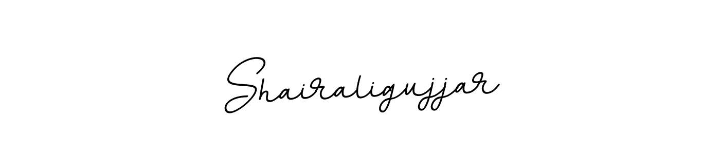 How to make Shairaligujjar name signature. Use BallpointsItalic-DORy9 style for creating short signs online. This is the latest handwritten sign. Shairaligujjar signature style 11 images and pictures png