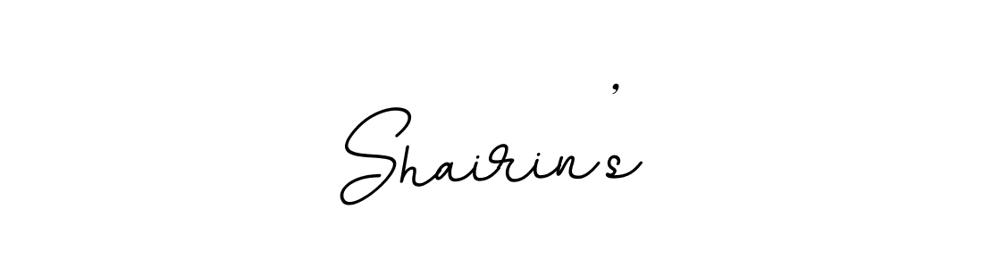 Make a beautiful signature design for name Shairin’s. With this signature (BallpointsItalic-DORy9) style, you can create a handwritten signature for free. Shairin’s signature style 11 images and pictures png