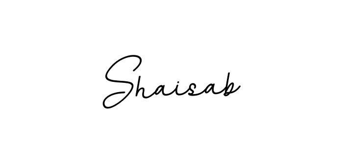 How to make Shaisab name signature. Use BallpointsItalic-DORy9 style for creating short signs online. This is the latest handwritten sign. Shaisab signature style 11 images and pictures png