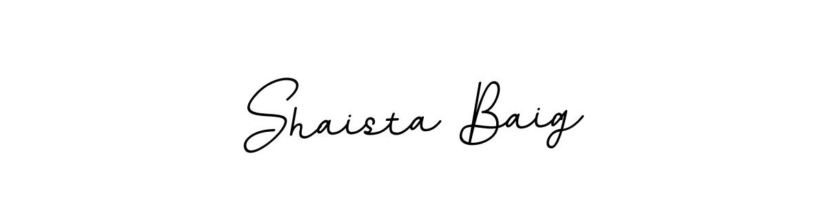 Design your own signature with our free online signature maker. With this signature software, you can create a handwritten (BallpointsItalic-DORy9) signature for name Shaista Baig. Shaista Baig signature style 11 images and pictures png
