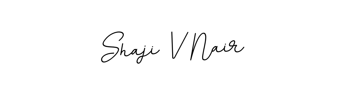 The best way (BallpointsItalic-DORy9) to make a short signature is to pick only two or three words in your name. The name Shaji V Nair include a total of six letters. For converting this name. Shaji V Nair signature style 11 images and pictures png
