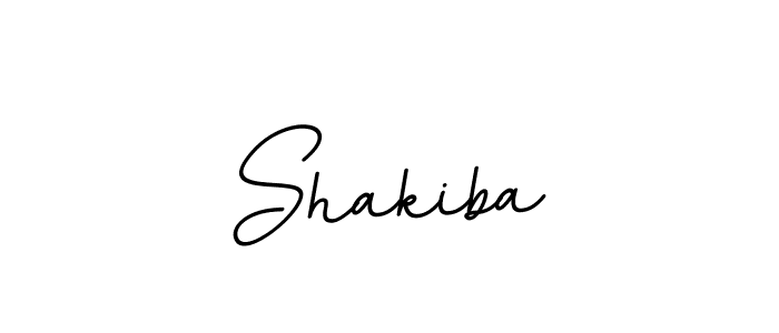 Create a beautiful signature design for name Shakiba. With this signature (BallpointsItalic-DORy9) fonts, you can make a handwritten signature for free. Shakiba signature style 11 images and pictures png