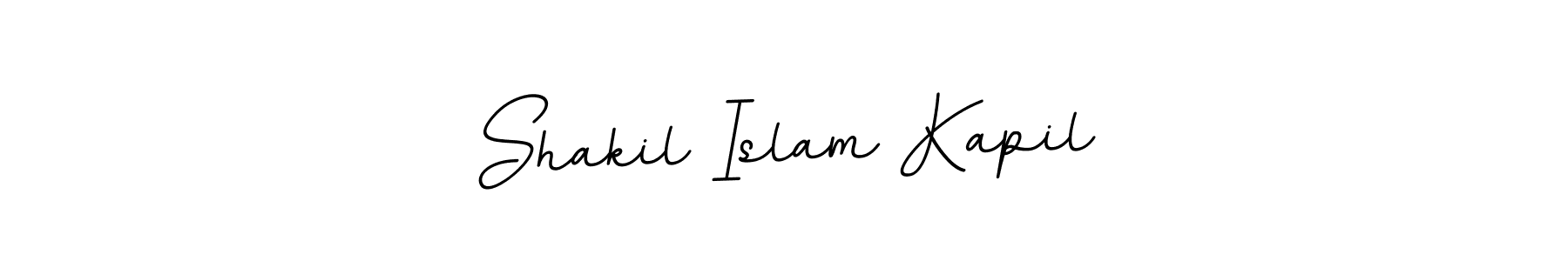 Use a signature maker to create a handwritten signature online. With this signature software, you can design (BallpointsItalic-DORy9) your own signature for name Shakil Islam Kapil. Shakil Islam Kapil signature style 11 images and pictures png