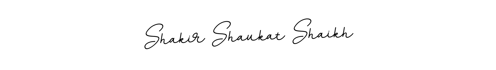 Make a beautiful signature design for name Shakir Shaukat Shaikh. With this signature (BallpointsItalic-DORy9) style, you can create a handwritten signature for free. Shakir Shaukat Shaikh signature style 11 images and pictures png