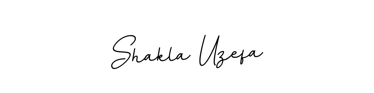 Make a beautiful signature design for name Shakla Uzefa. With this signature (BallpointsItalic-DORy9) style, you can create a handwritten signature for free. Shakla Uzefa signature style 11 images and pictures png