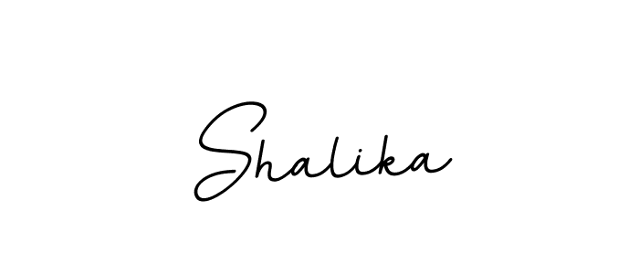 Make a beautiful signature design for name Shalika. With this signature (BallpointsItalic-DORy9) style, you can create a handwritten signature for free. Shalika signature style 11 images and pictures png