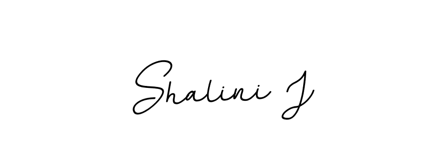 Make a beautiful signature design for name Shalini J. With this signature (BallpointsItalic-DORy9) style, you can create a handwritten signature for free. Shalini J signature style 11 images and pictures png