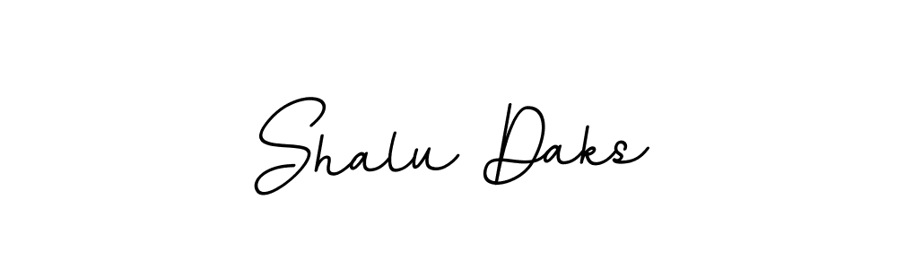 Use a signature maker to create a handwritten signature online. With this signature software, you can design (BallpointsItalic-DORy9) your own signature for name Shalu Daks. Shalu Daks signature style 11 images and pictures png