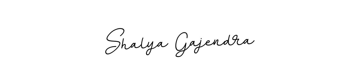 Make a beautiful signature design for name Shalya Gajendra. With this signature (BallpointsItalic-DORy9) style, you can create a handwritten signature for free. Shalya Gajendra signature style 11 images and pictures png