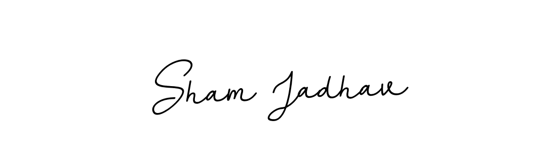 Also we have Sham Jadhav name is the best signature style. Create professional handwritten signature collection using BallpointsItalic-DORy9 autograph style. Sham Jadhav signature style 11 images and pictures png