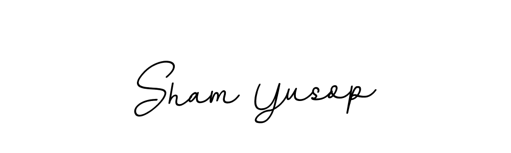 Similarly BallpointsItalic-DORy9 is the best handwritten signature design. Signature creator online .You can use it as an online autograph creator for name Sham Yusop. Sham Yusop signature style 11 images and pictures png