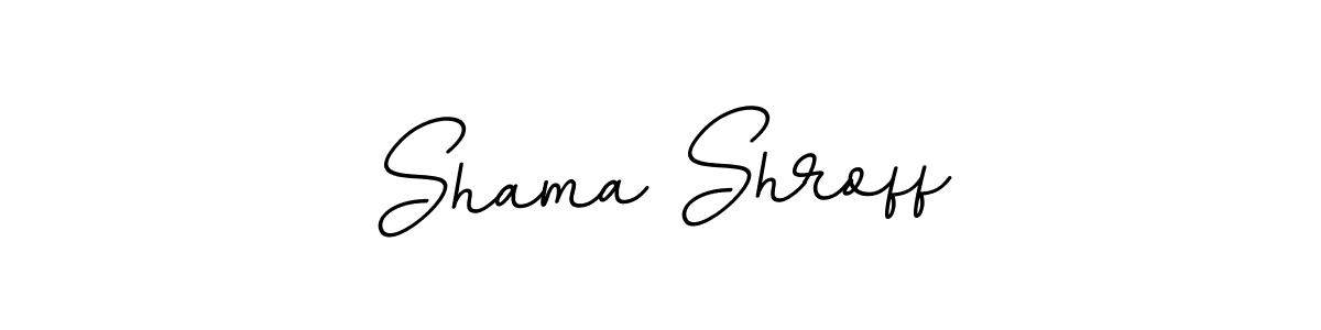 Make a beautiful signature design for name Shama Shroff. With this signature (BallpointsItalic-DORy9) style, you can create a handwritten signature for free. Shama Shroff signature style 11 images and pictures png
