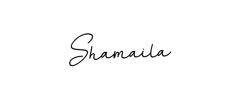 How to make Shamaila signature? BallpointsItalic-DORy9 is a professional autograph style. Create handwritten signature for Shamaila name. Shamaila signature style 11 images and pictures png