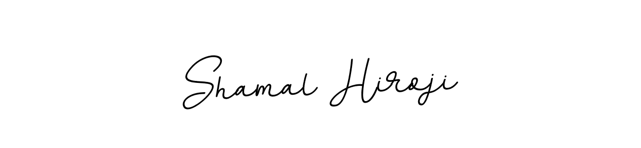 Create a beautiful signature design for name Shamal Hiroji. With this signature (BallpointsItalic-DORy9) fonts, you can make a handwritten signature for free. Shamal Hiroji signature style 11 images and pictures png