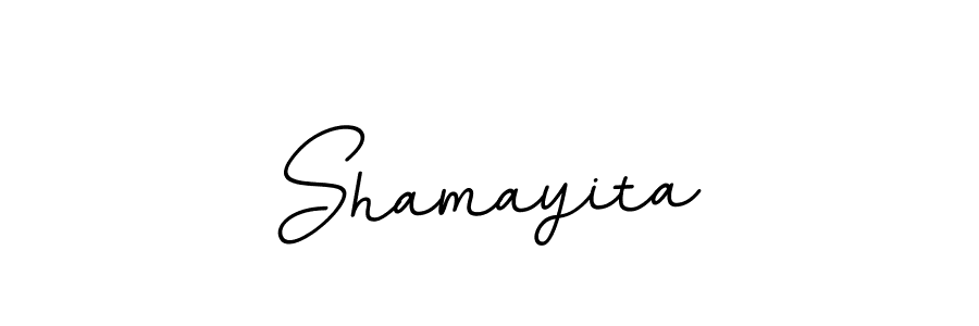 The best way (BallpointsItalic-DORy9) to make a short signature is to pick only two or three words in your name. The name Shamayita include a total of six letters. For converting this name. Shamayita signature style 11 images and pictures png