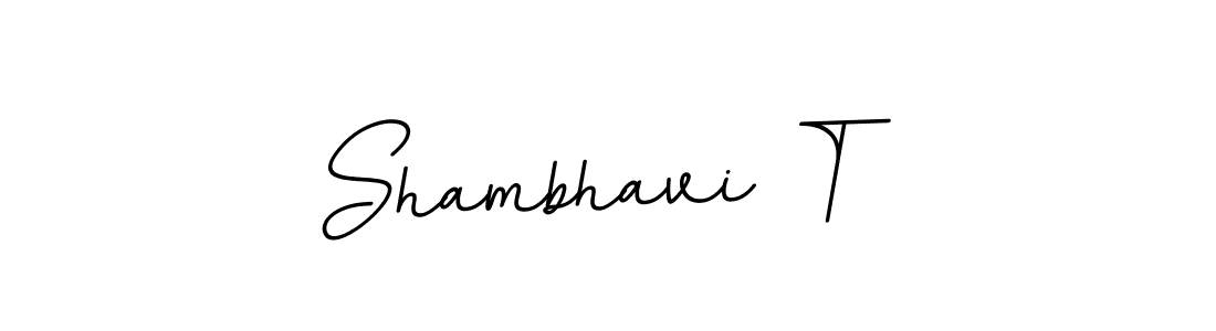 Also You can easily find your signature by using the search form. We will create Shambhavi T name handwritten signature images for you free of cost using BallpointsItalic-DORy9 sign style. Shambhavi T signature style 11 images and pictures png