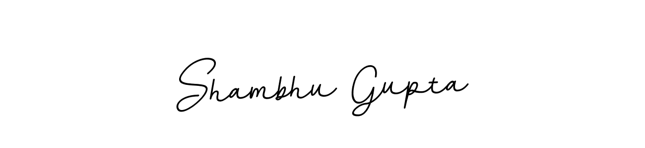 Create a beautiful signature design for name Shambhu Gupta. With this signature (BallpointsItalic-DORy9) fonts, you can make a handwritten signature for free. Shambhu Gupta signature style 11 images and pictures png