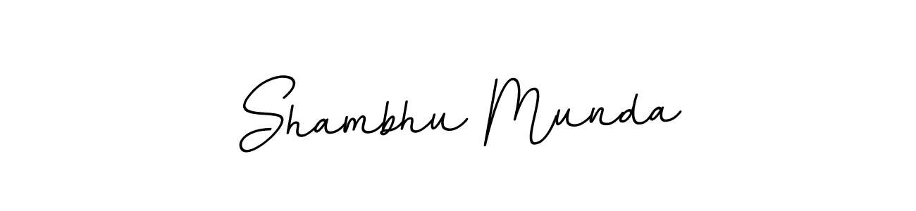 Design your own signature with our free online signature maker. With this signature software, you can create a handwritten (BallpointsItalic-DORy9) signature for name Shambhu Munda. Shambhu Munda signature style 11 images and pictures png