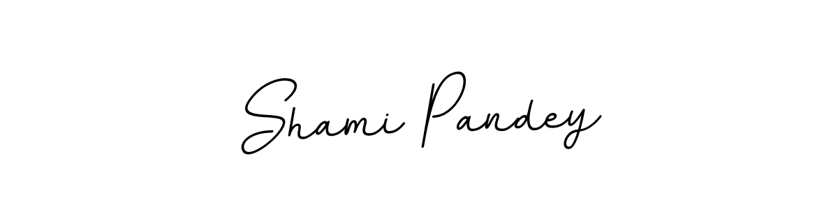 Shami Pandey stylish signature style. Best Handwritten Sign (BallpointsItalic-DORy9) for my name. Handwritten Signature Collection Ideas for my name Shami Pandey. Shami Pandey signature style 11 images and pictures png