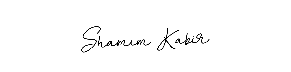 Design your own signature with our free online signature maker. With this signature software, you can create a handwritten (BallpointsItalic-DORy9) signature for name Shamim Kabir. Shamim Kabir signature style 11 images and pictures png