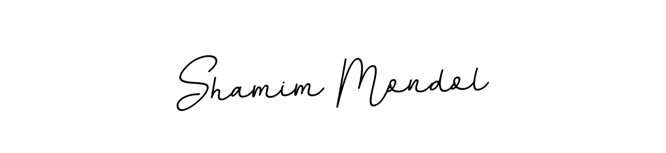 Design your own signature with our free online signature maker. With this signature software, you can create a handwritten (BallpointsItalic-DORy9) signature for name Shamim Mondol. Shamim Mondol signature style 11 images and pictures png
