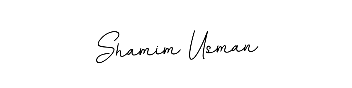 Design your own signature with our free online signature maker. With this signature software, you can create a handwritten (BallpointsItalic-DORy9) signature for name Shamim Usman. Shamim Usman signature style 11 images and pictures png