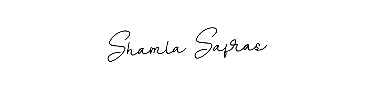 It looks lik you need a new signature style for name Shamla Safras. Design unique handwritten (BallpointsItalic-DORy9) signature with our free signature maker in just a few clicks. Shamla Safras signature style 11 images and pictures png