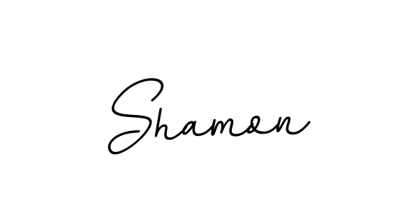 Shamon stylish signature style. Best Handwritten Sign (BallpointsItalic-DORy9) for my name. Handwritten Signature Collection Ideas for my name Shamon. Shamon signature style 11 images and pictures png