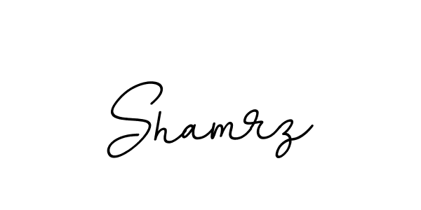 Use a signature maker to create a handwritten signature online. With this signature software, you can design (BallpointsItalic-DORy9) your own signature for name Shamrz. Shamrz signature style 11 images and pictures png