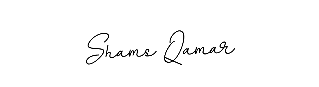 Shams Qamar stylish signature style. Best Handwritten Sign (BallpointsItalic-DORy9) for my name. Handwritten Signature Collection Ideas for my name Shams Qamar. Shams Qamar signature style 11 images and pictures png