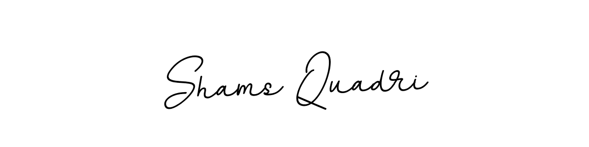 It looks lik you need a new signature style for name Shams Quadri. Design unique handwritten (BallpointsItalic-DORy9) signature with our free signature maker in just a few clicks. Shams Quadri signature style 11 images and pictures png