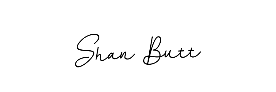How to make Shan Butt name signature. Use BallpointsItalic-DORy9 style for creating short signs online. This is the latest handwritten sign. Shan Butt signature style 11 images and pictures png