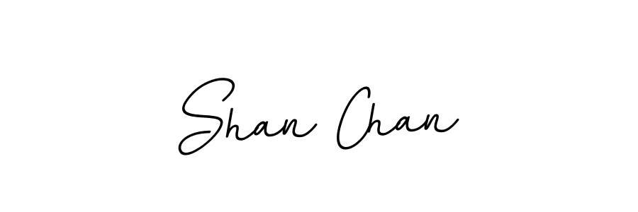 How to make Shan Chan name signature. Use BallpointsItalic-DORy9 style for creating short signs online. This is the latest handwritten sign. Shan Chan signature style 11 images and pictures png