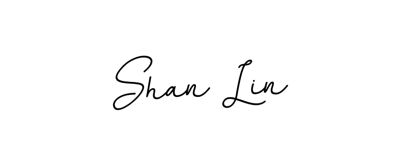 Use a signature maker to create a handwritten signature online. With this signature software, you can design (BallpointsItalic-DORy9) your own signature for name Shan Lin. Shan Lin signature style 11 images and pictures png