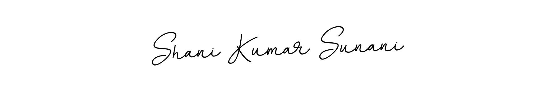 Shani Kumar Sunani stylish signature style. Best Handwritten Sign (BallpointsItalic-DORy9) for my name. Handwritten Signature Collection Ideas for my name Shani Kumar Sunani. Shani Kumar Sunani signature style 11 images and pictures png